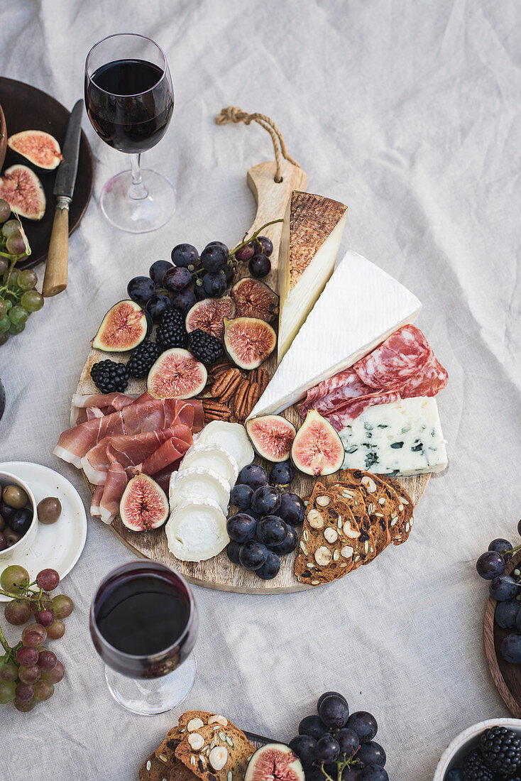 Cheeseboard picnic