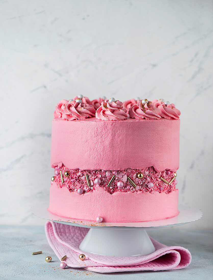 Rosa Fault Line Cake