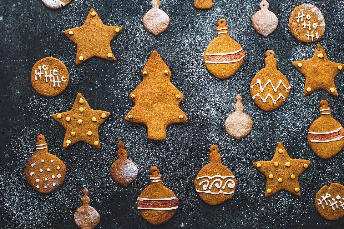 Weihnachtliche Lebkuchengewürzplätzchen