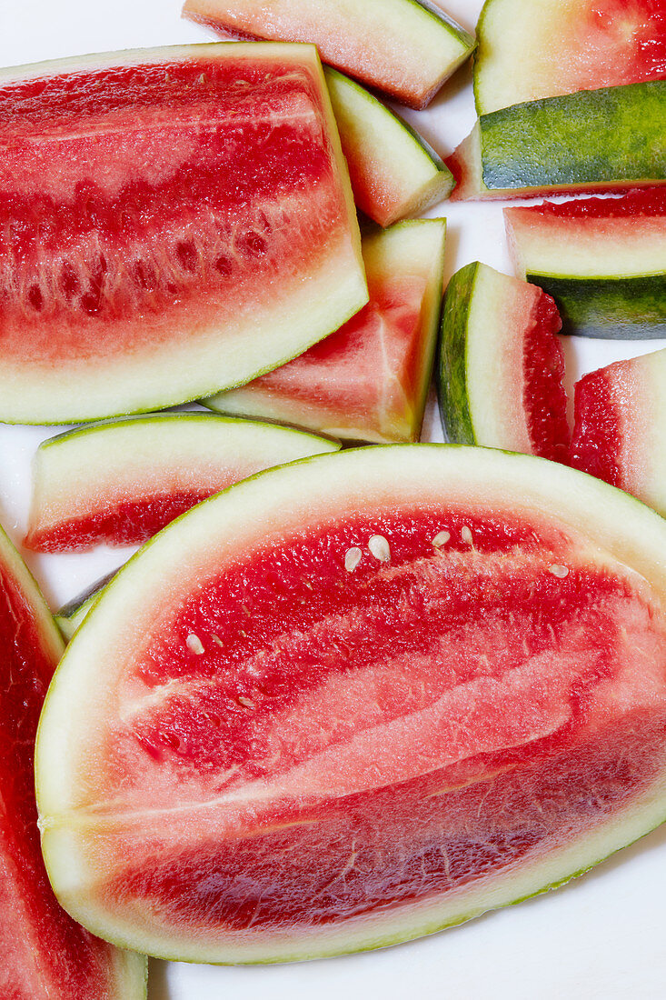 Wassermelonenstücke