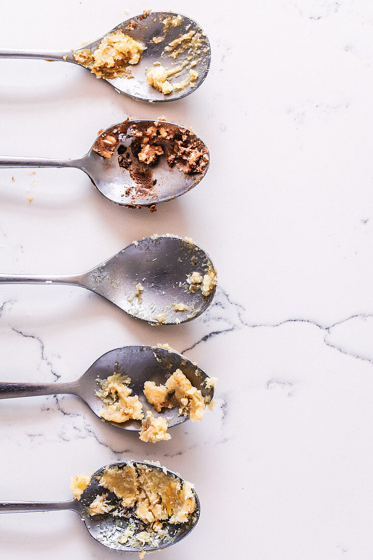 Cookie Dough on spoons