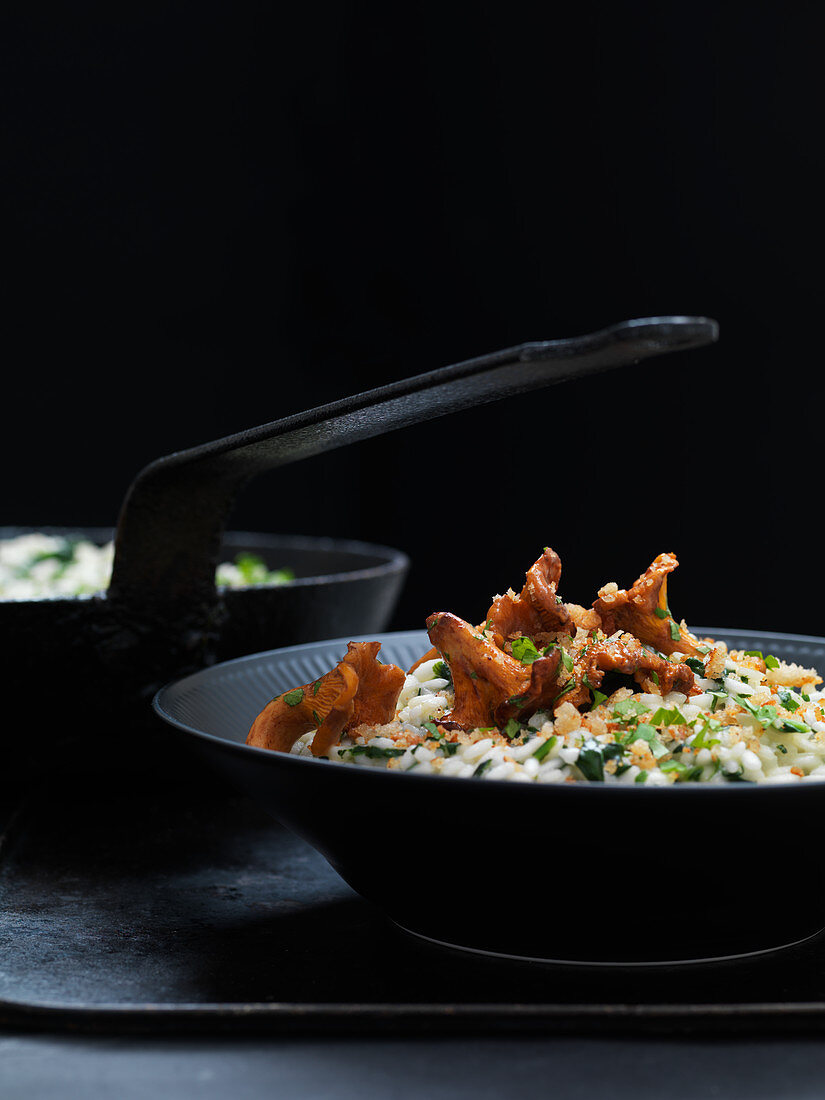 Risotto mit Pfifferlingen