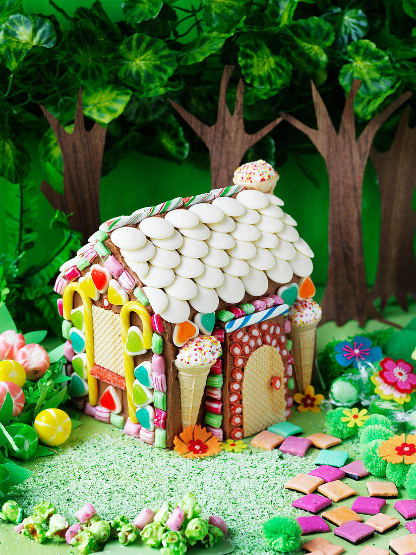 'The magic forest house' cake