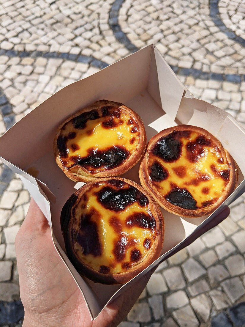 Portugiesische Puddingtörtchen (Pasteis de Nata)