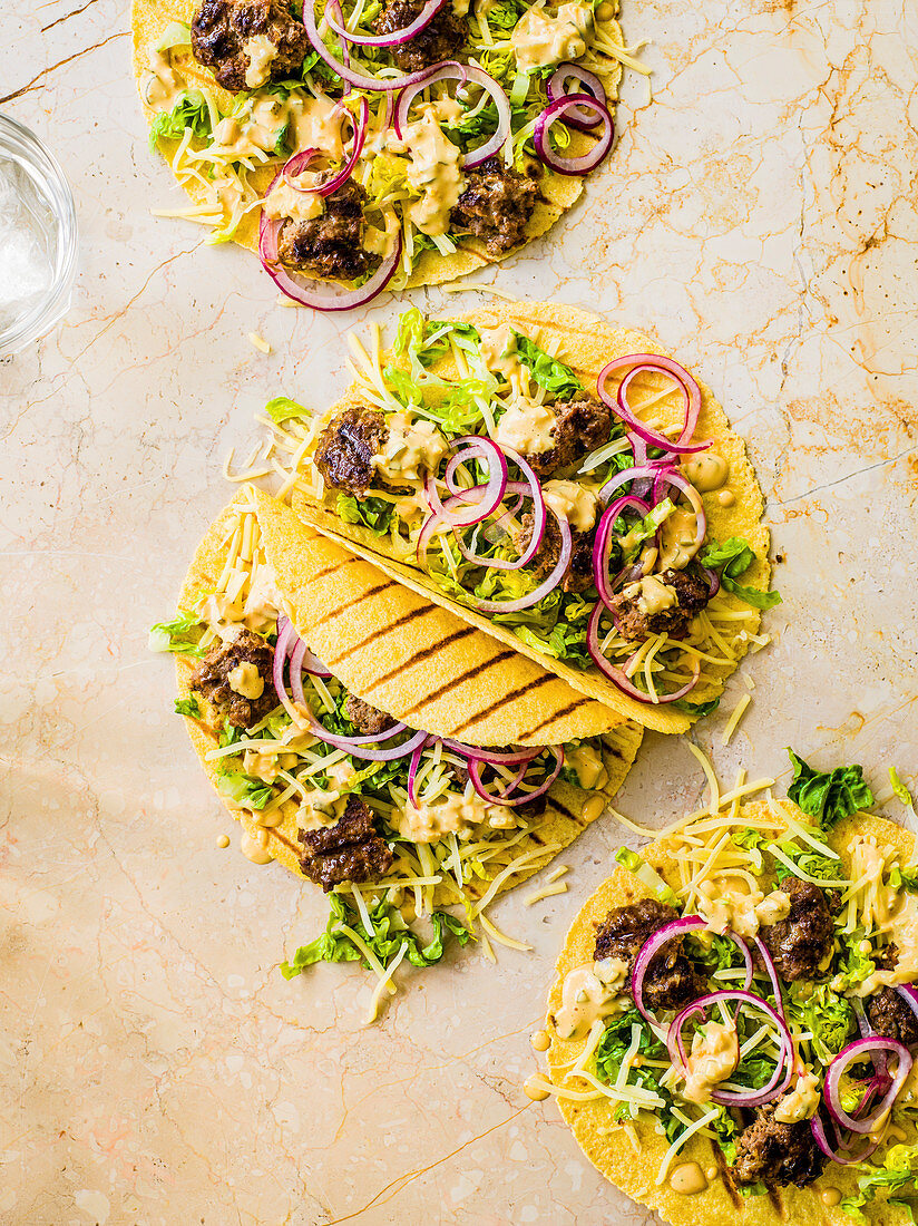 Cheeseburger-Tacos