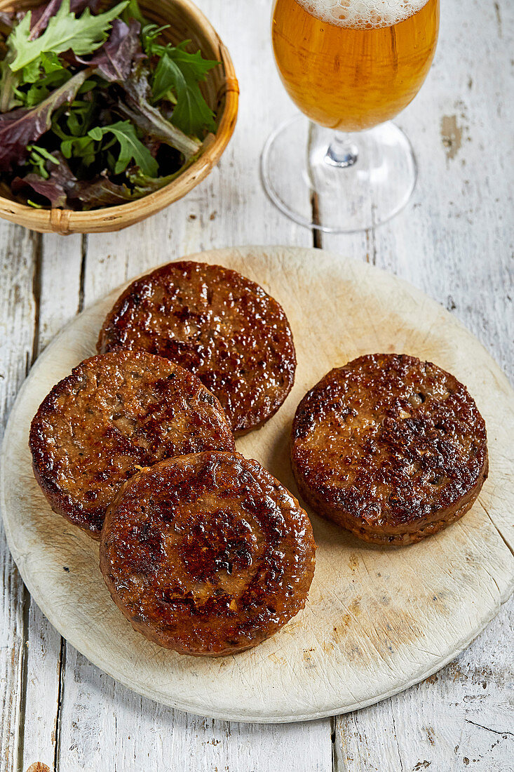 Vegan burger patties