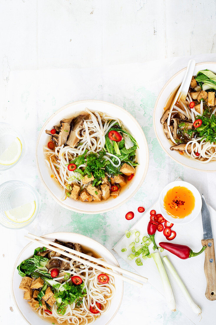 Chilli tofu ramen