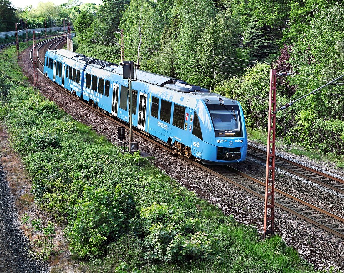 Hydrogen fuel-cell powered train, Germany
