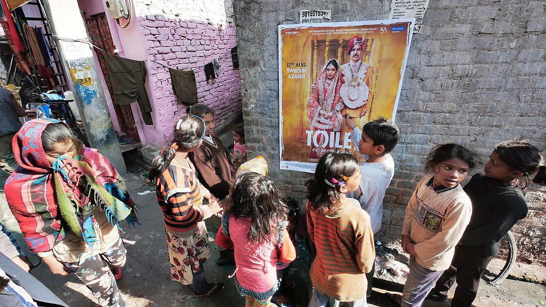 Film poster about toilets in India