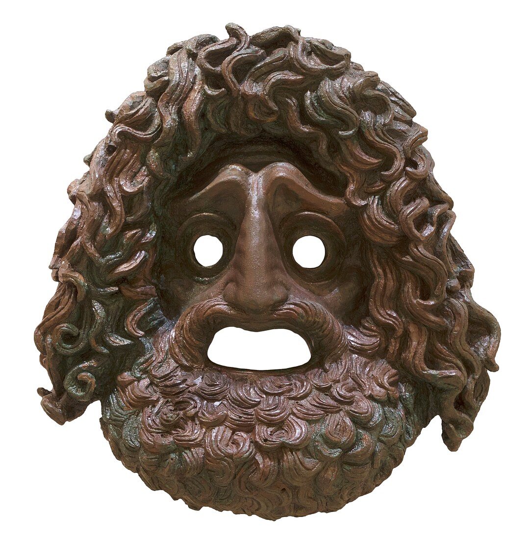 Ancient Greek tragic mask