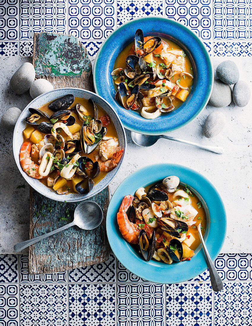 Portugese fish stew