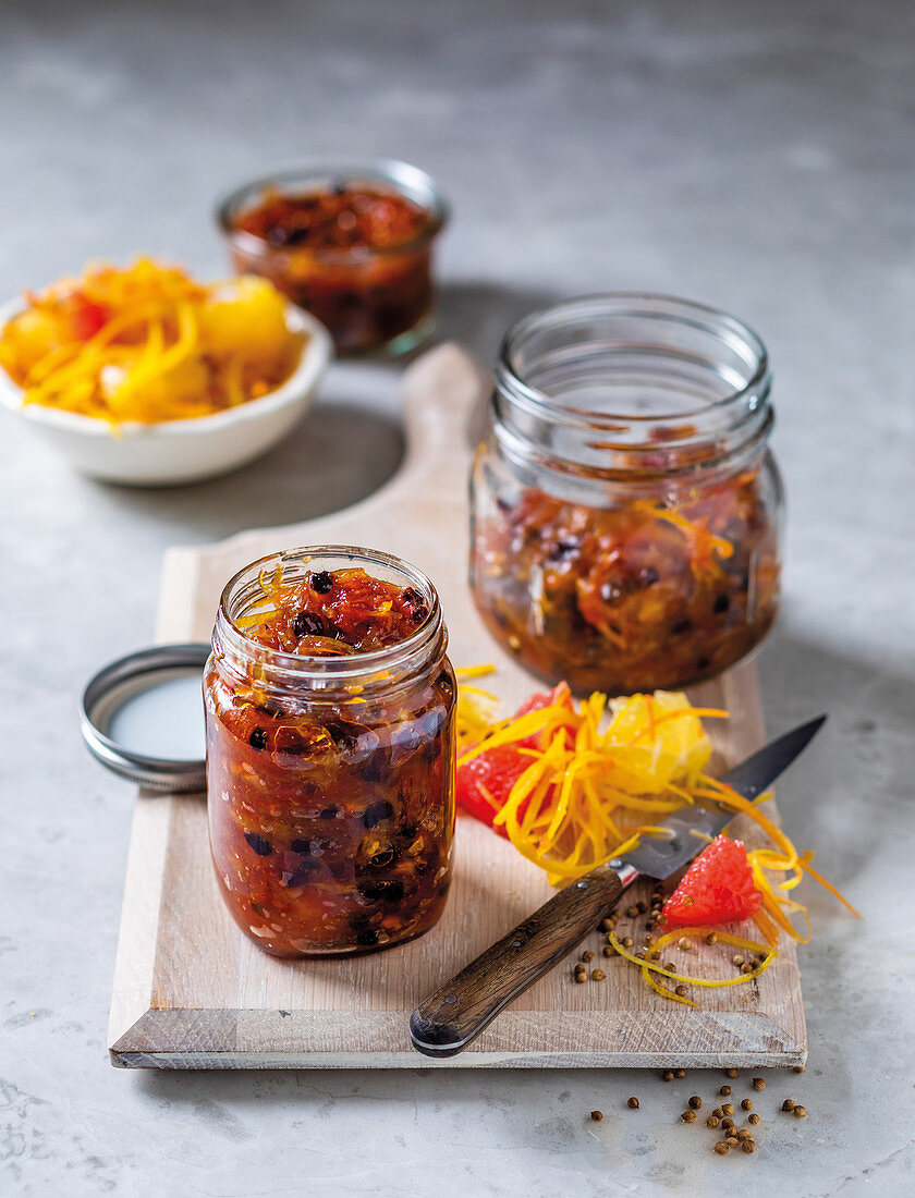 Citrusfrüchte-Relish