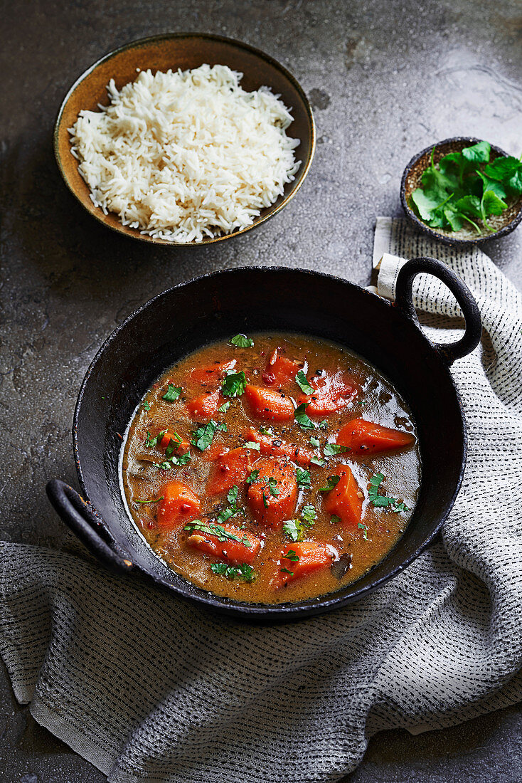 Karottencurry aus Sri Lanka