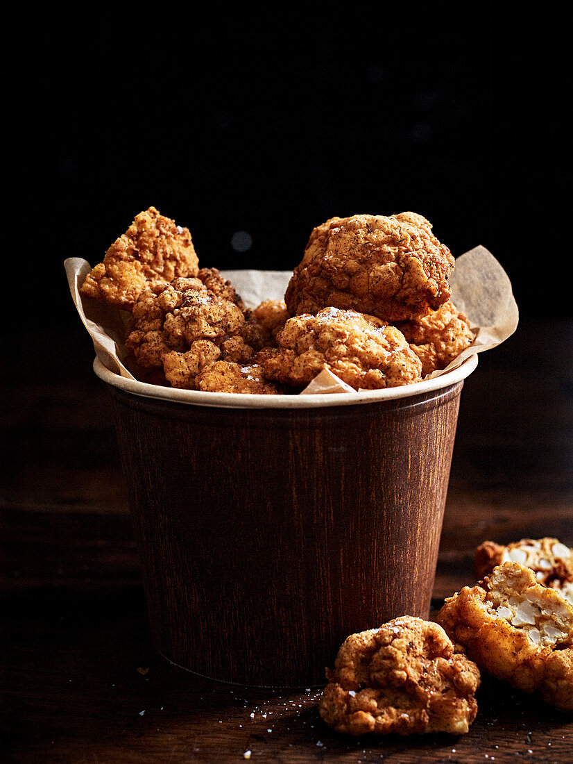 Vegetarian fried cauliflower