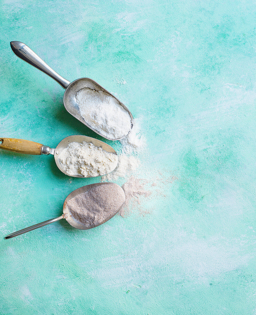 Coconut, khorasan and teff flour