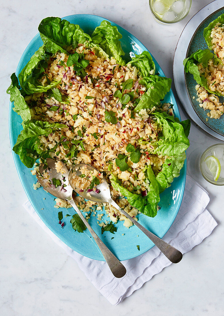 Cauli Thai Salad (Low Carb)