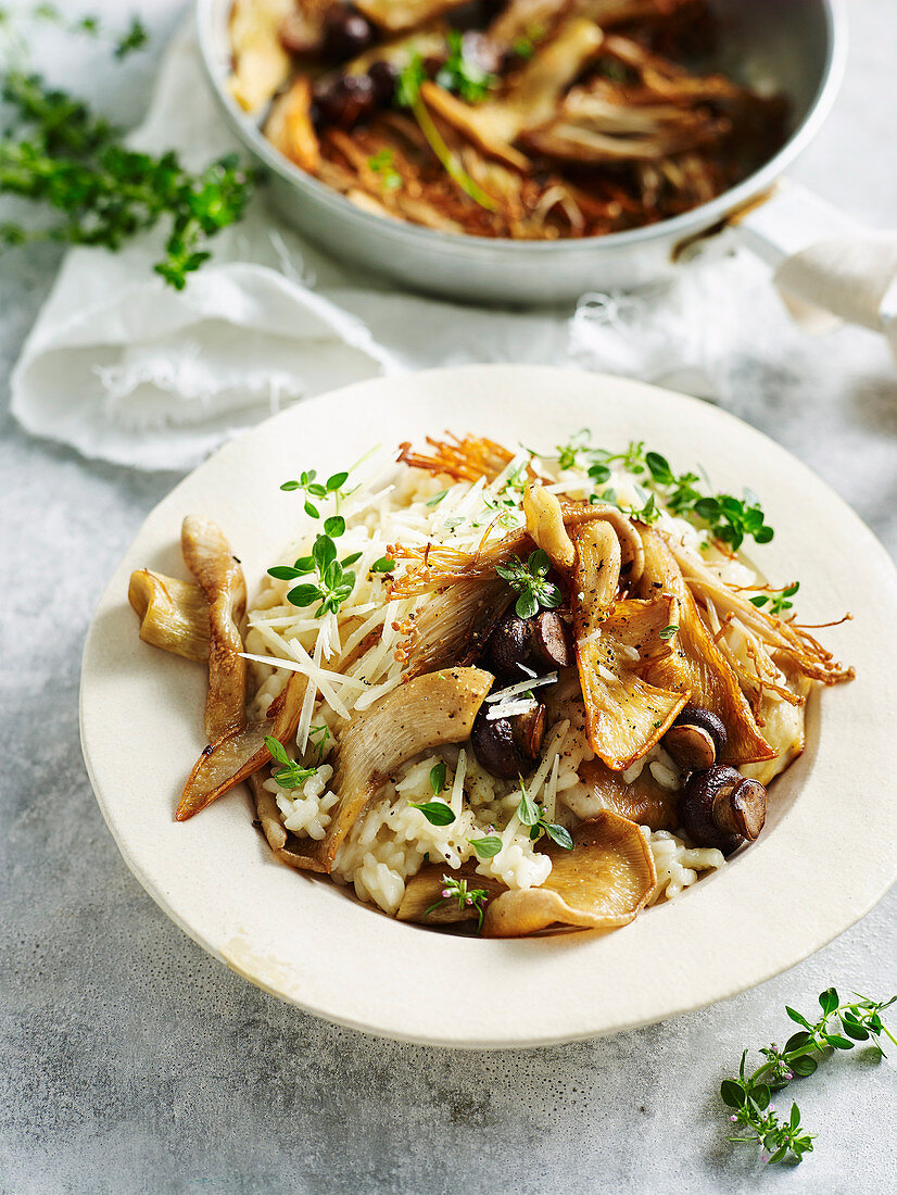 Mushroom and Thyme Risotto