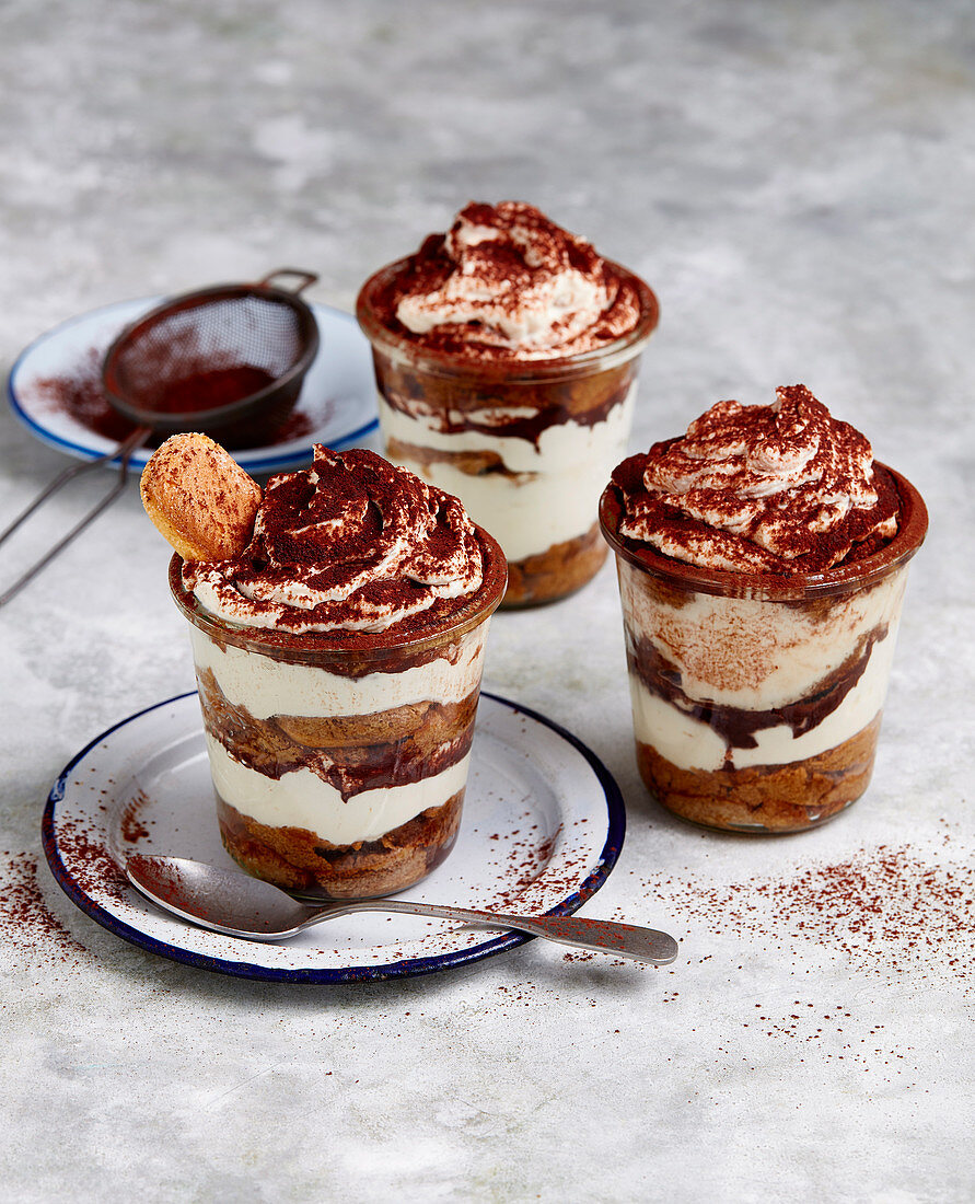 Guilt-Free Tiramisu with ricotta and sour cream