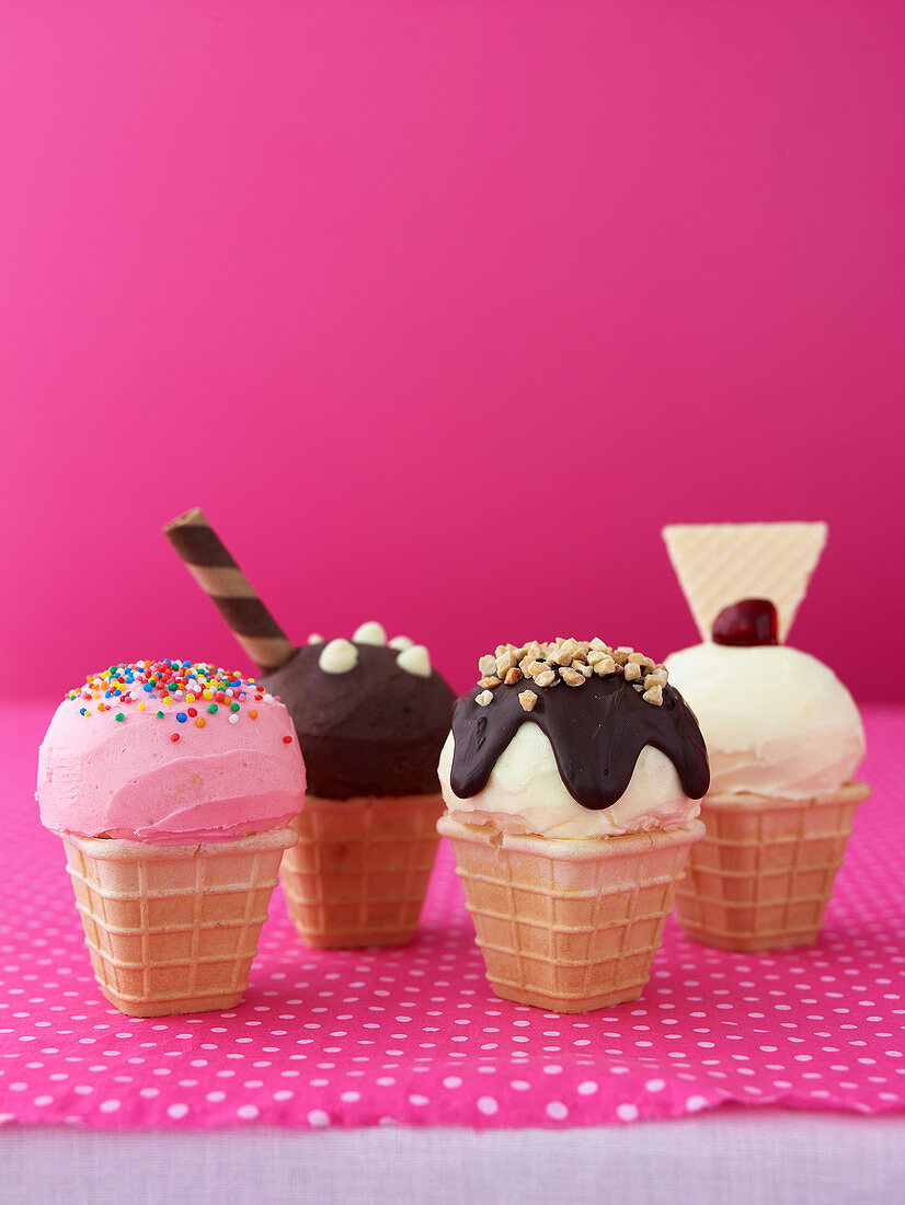 Ice-Cream Cake Cones