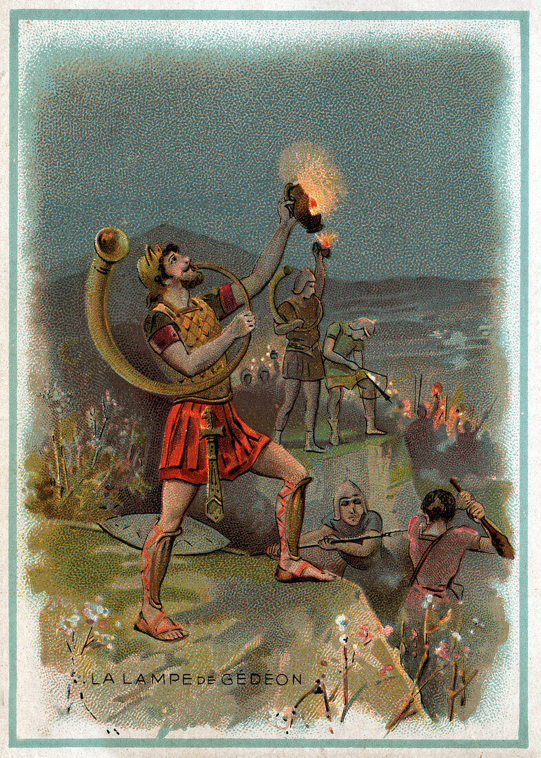 Gideon lamp, illustration