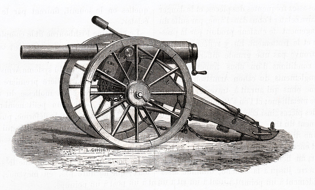 Armstrong field gun, illustration