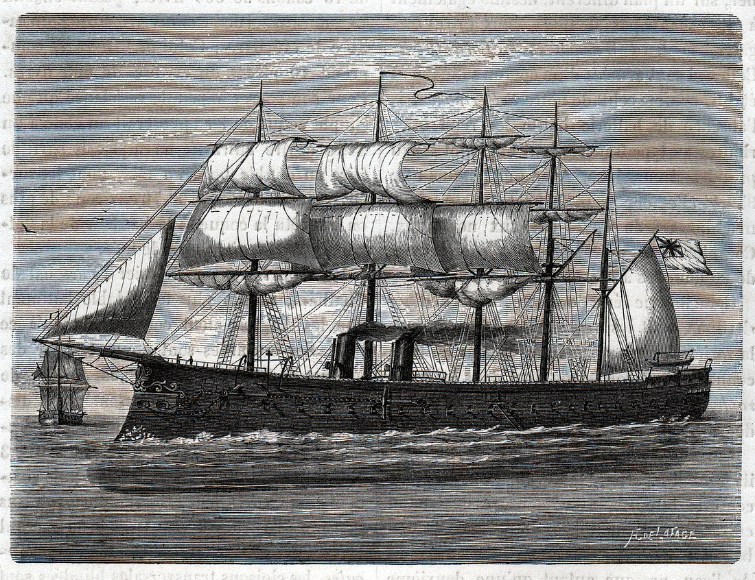 HMS Minotaur, illustration