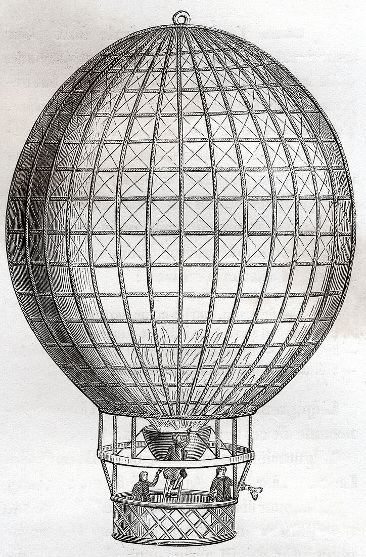 Balloon of Paolo Andreani, illustration