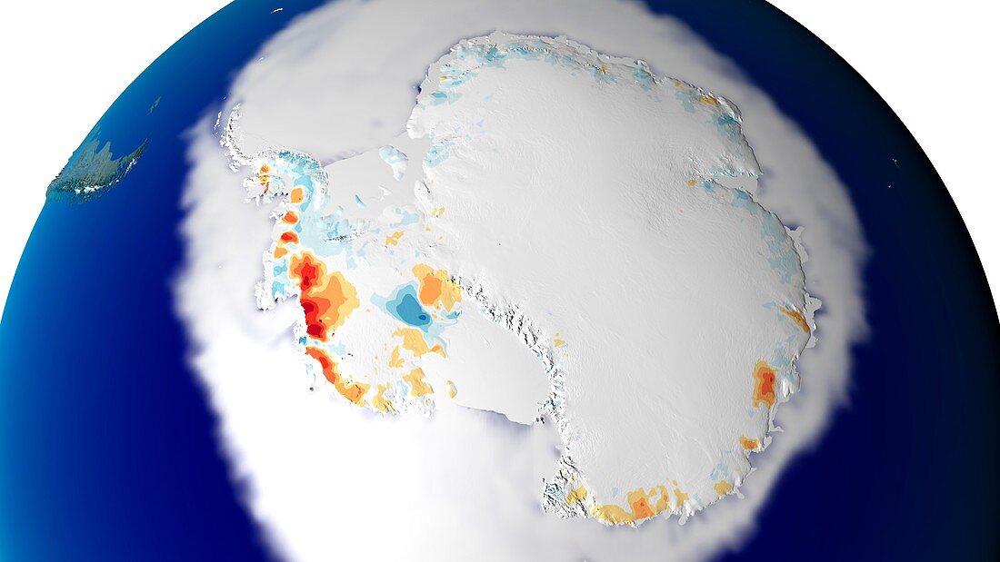 Twenty-five years of Antarctic ice loss, 1993 to 2018