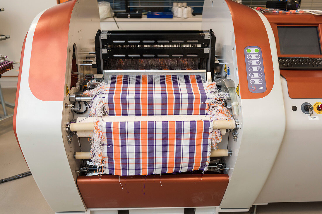 Fabric machine at Advanced Functional Fabrics of America