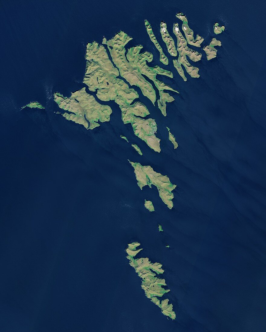 Faroe Islands, Sentinel 2 image