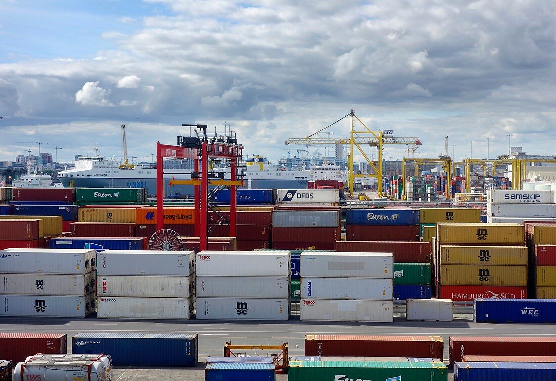 Dublin container port, Ireland