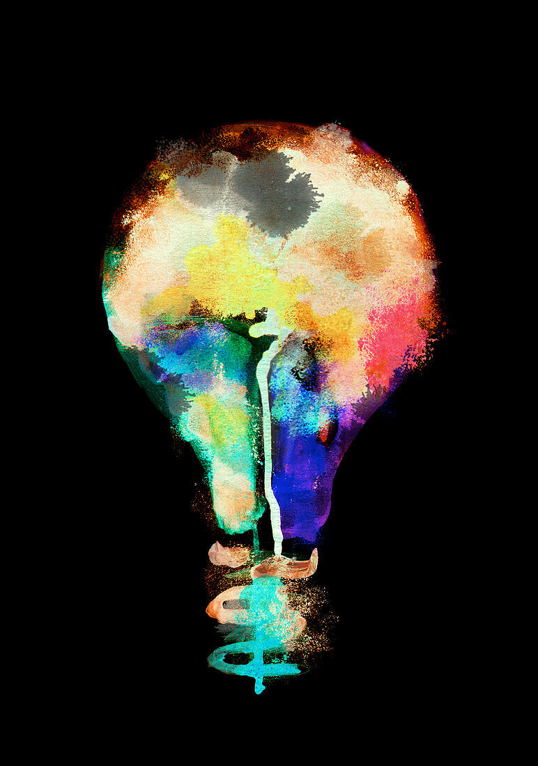 Light bulb, illustration