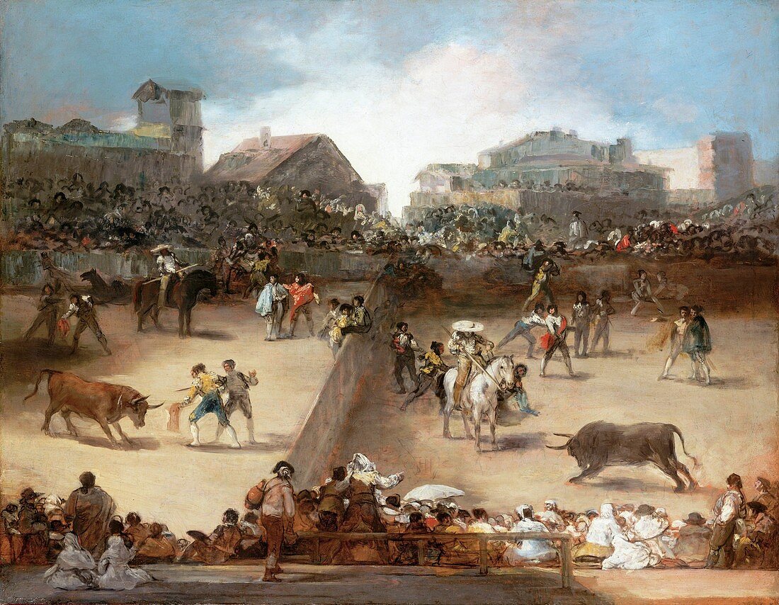 Bullfights in Spain, 19th century