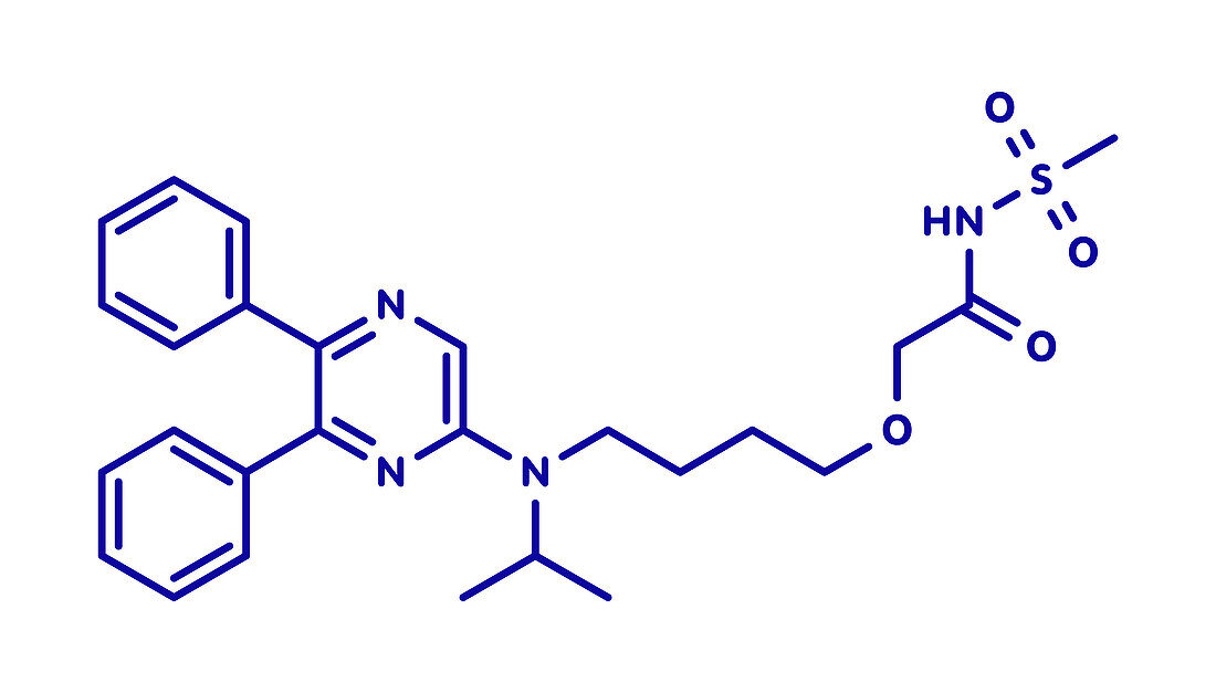 Selexipag pulmonary arterial hypertension drug molecule