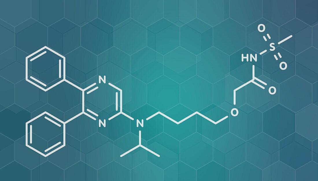 Selexipag pulmonary arterial hypertension drug molecule