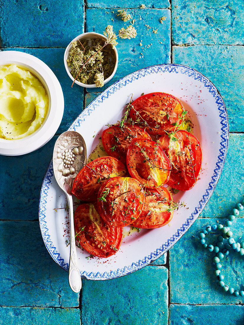 Greek roasted Tomatoes