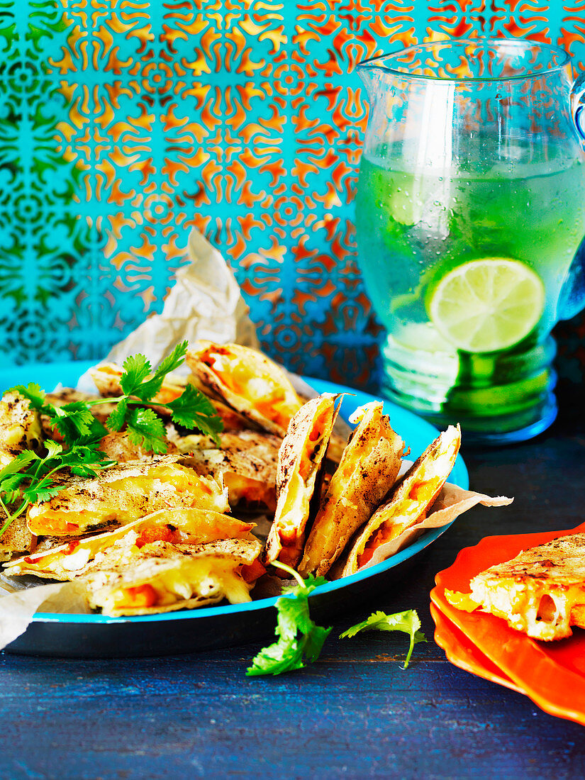 Pumpkin and Coriander Quesadillas