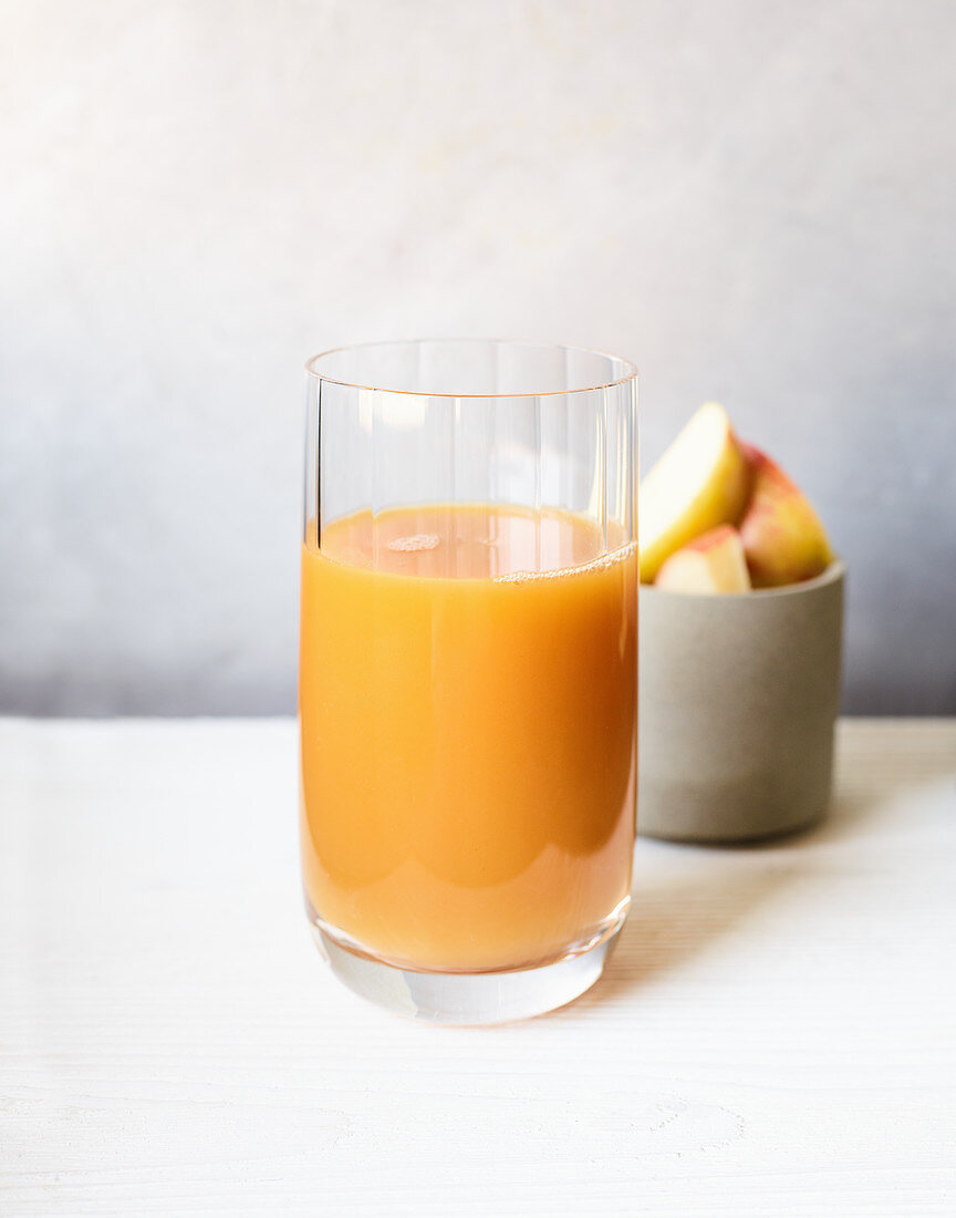 A pick-me-up drink with beta carotene