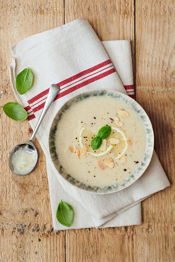 Lemon and Almond Soup