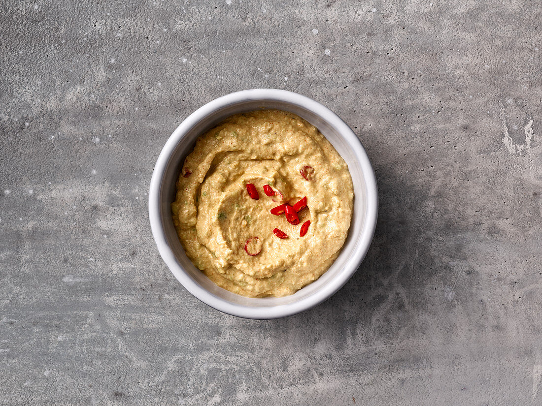 Savoury avocado and cream cheese spread