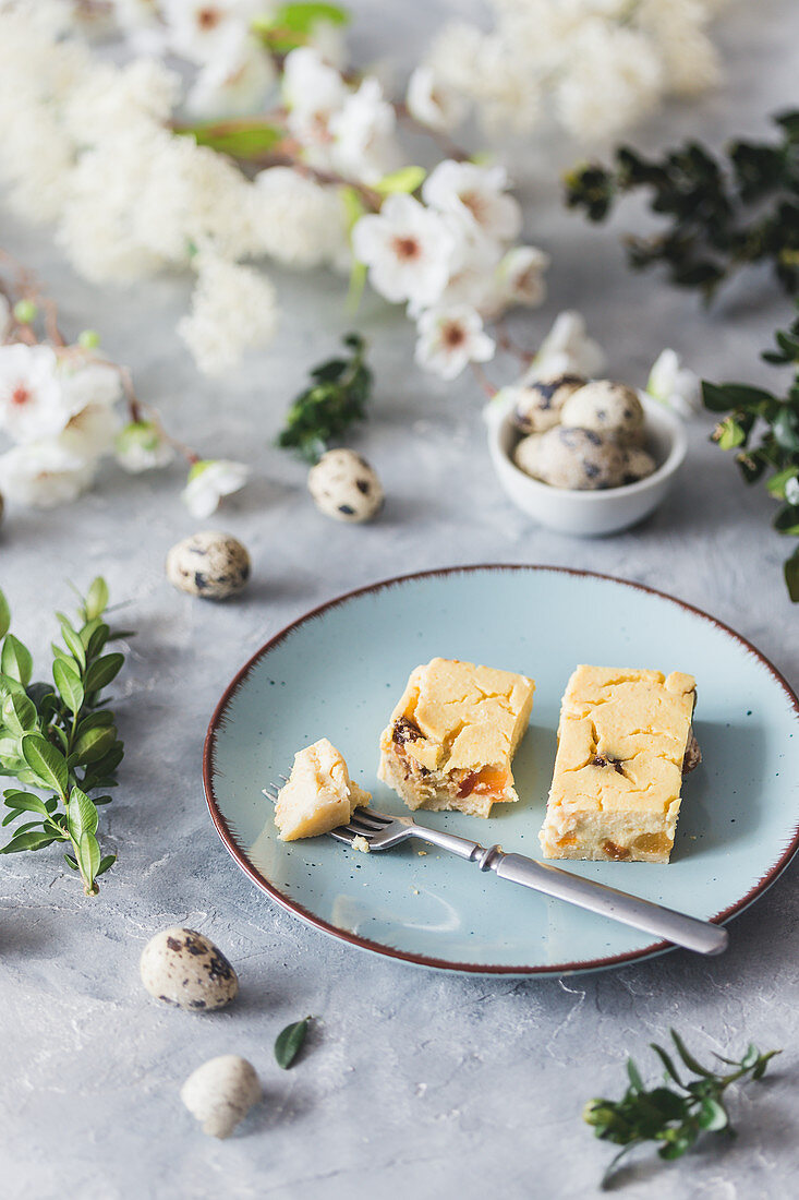 Veganer Tofu-Cheesecake fürs Osterfest