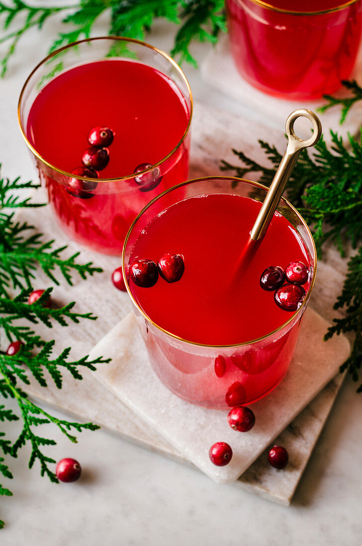 Cranberry Ginger Tea