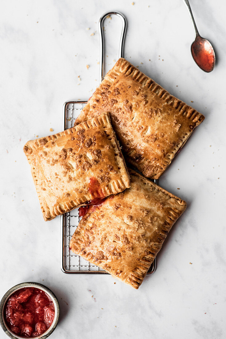 Toaster Pastry (Teigtasche zum Aufbacken) mit Erdbeerfüllung