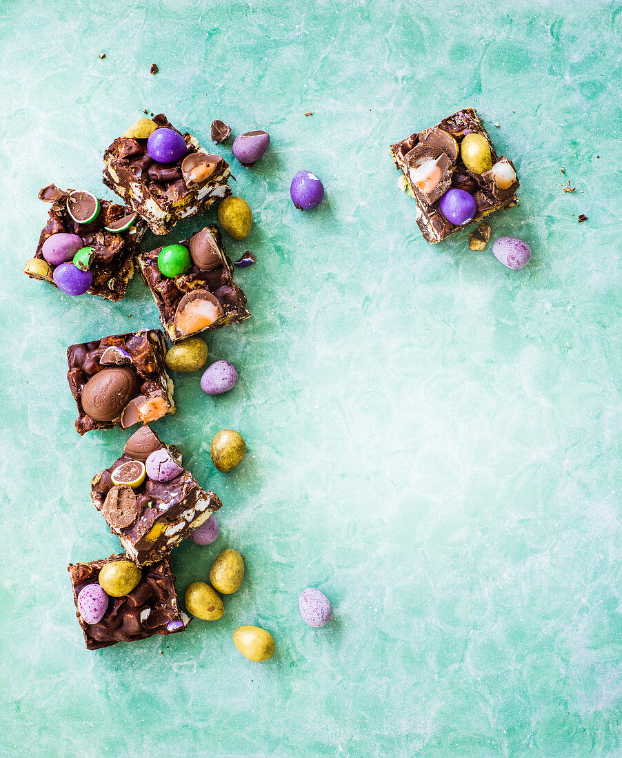 Rocky Road Cake zu Ostern