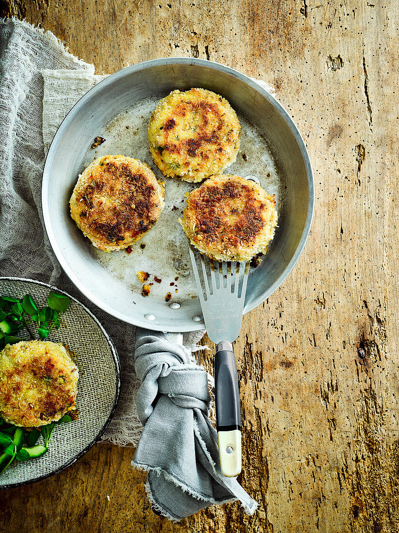 Sweet potato and ginger fishcakes