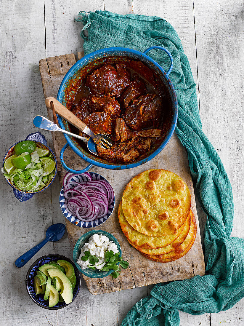 Mexican pork fillet with pepper stew