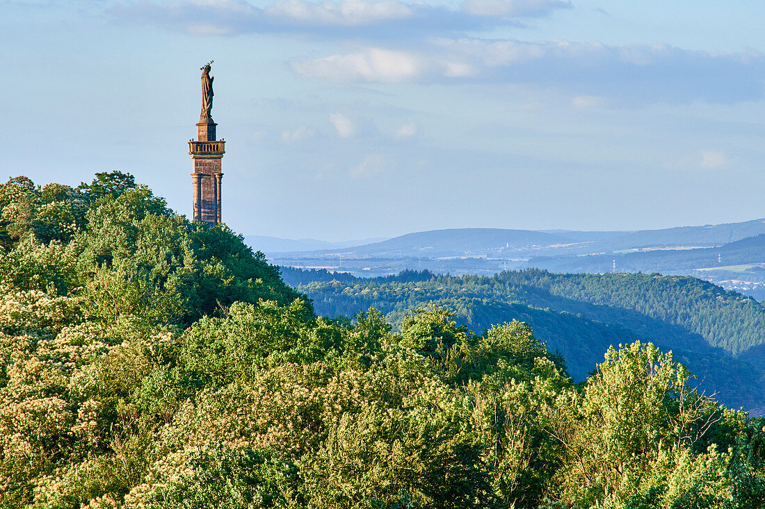 A view of the Mariensäule (statue of Mary), Trier, Rhineland-Palatinate, Germany