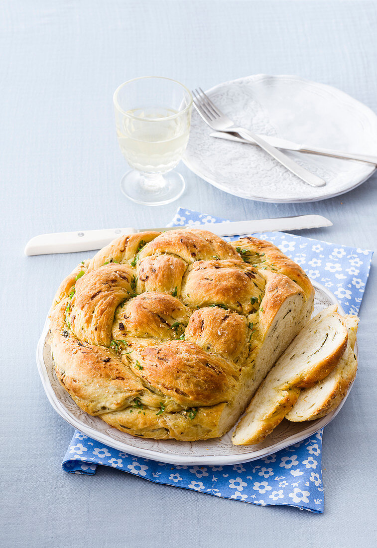 Zucchini-Rucola-Zopfbrot