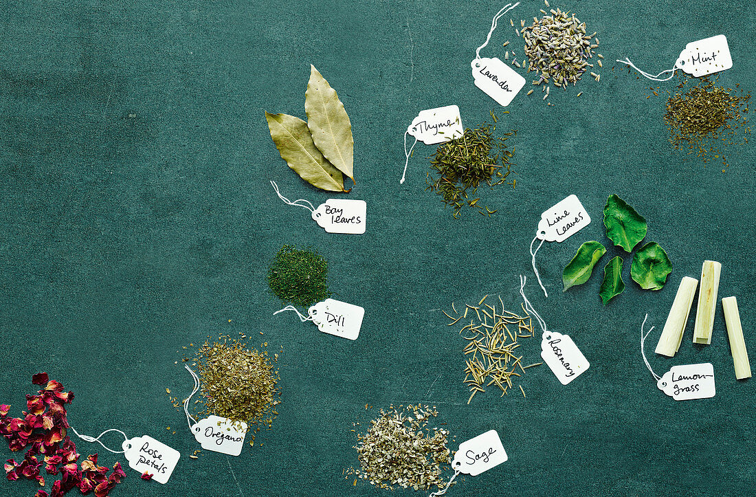 Essential dried herbs