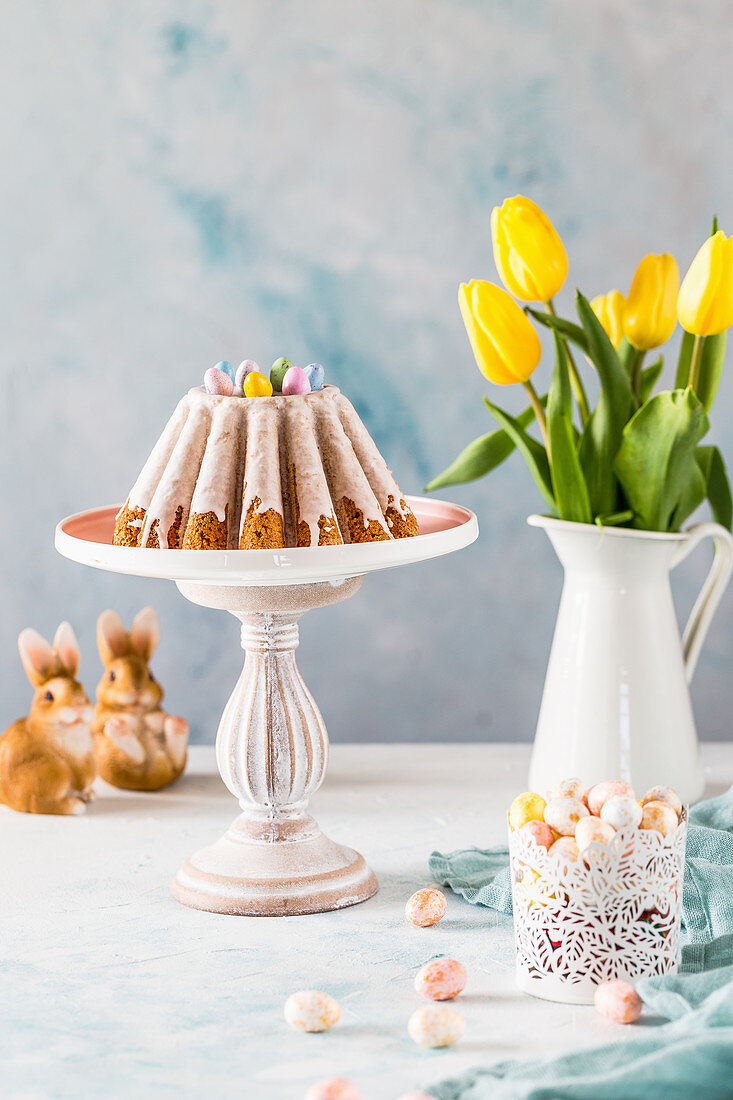 An Easter carrot Bundt cake